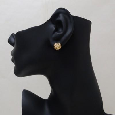 片耳用・1個売り】クロムハーツ Chrome Hearts ピアス 22K CROSS BALL 