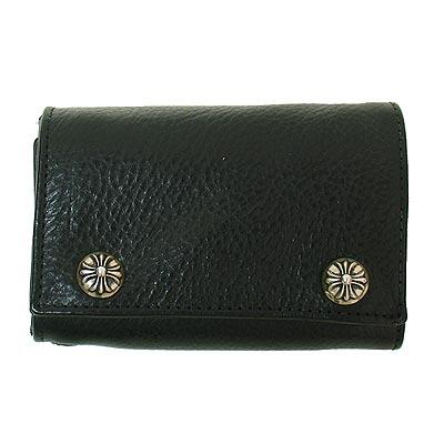 クロムハーツ Chrome Hearts 財布 3フォールド レザー ウォレット 