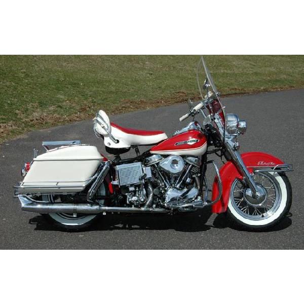 ハーレーダビッドソン　Harley Davidson  ヴィンテージ ハーレーダビッドソン 1965年 FLH エレクトラグライド パンヘッド レッド　アメリカ買付 バイク車体