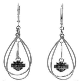 ハーレーダビッドソン　Harley Davidson  ピアス  ツイスト　サークル　イアリング  Twisted Circle Earring｜fromla