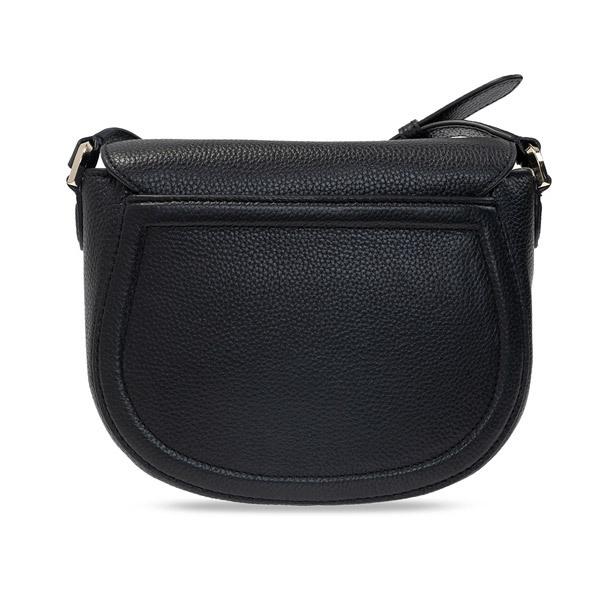 ケイトスペード クロスボディバッグ Kate Spade PXR00507 Knott Medium Leather Saddle Bag  (Black) ノット ミディアム レザー サドルバッグ（ブラック）