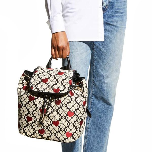ケイトスペード バックパック K4375 Kate Spade ★ spade flower heart backpack スペードフラワー