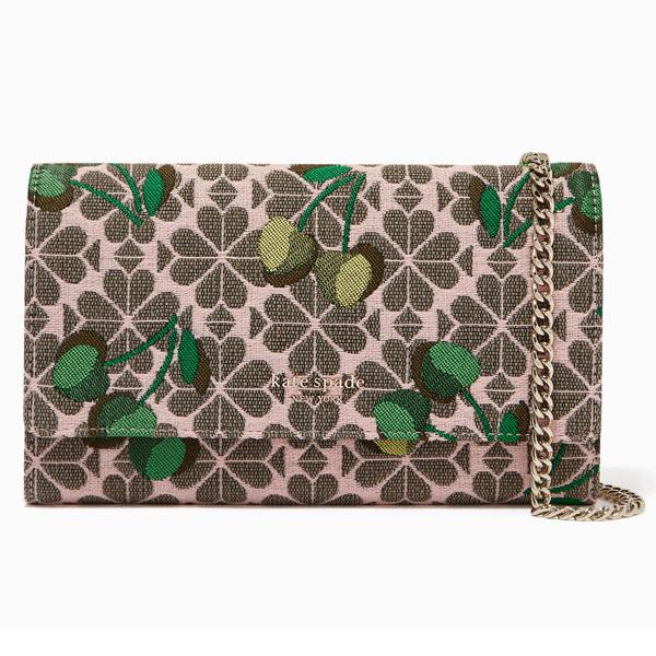 ケイトスペード バッグ 財布 Pwru8023 バッグ Kate Spade Cherry バッグ 財布 Spade Flower Spade Jacquard Clutch