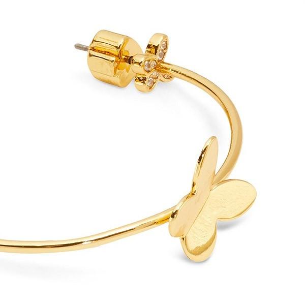 ケイトスペード ピアス Kate Spade In A Flutter Hoop Earrings Gold バタフライ フープ ピアス ゴールド Ksea 0317 M5 フロムla 通販 Yahoo ショッピング