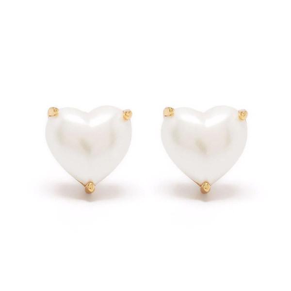 ケイトスペード ピアス Kate Spade My Love Heart Studs Earrings (Pearl) マイ ラブ ハート