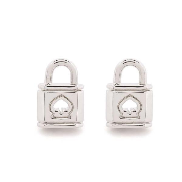 ケイトスペード ピアス Kate Spade Padlock Stud Earrings (Silver) パドロック スタッド ピアス（シルバー）