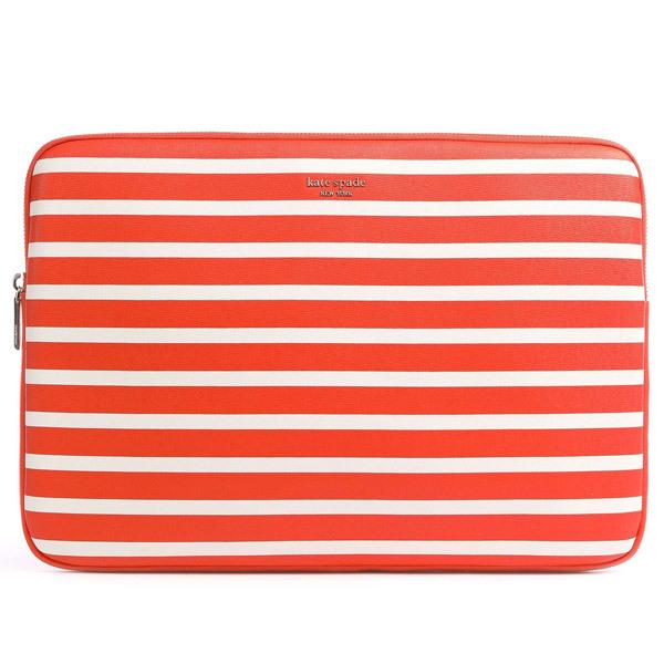 ケイトスペード ノートパソコンケース 8AR00182 Kate Spade ★ laptop cases spencer stripe universal laptop sleeve