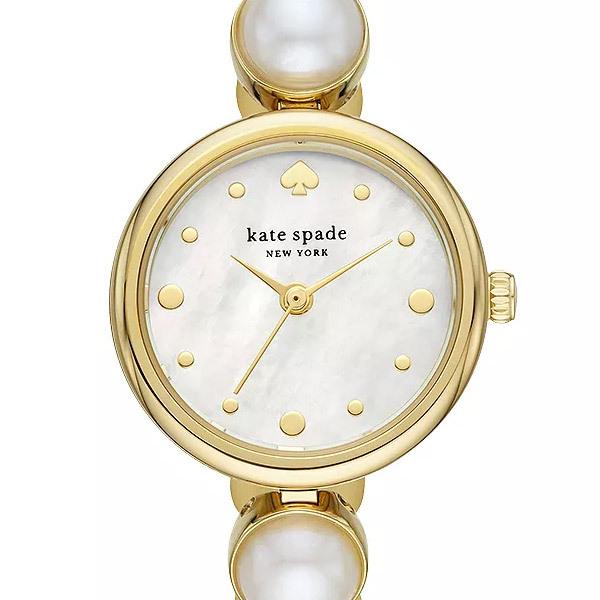 ケイトスペード 腕時計 Kate Spade KSW1687 Monroe Watch, 24mm (Gold) モンロー パール ブレスレット ウォッチ（ゴールド）｜fromla｜05