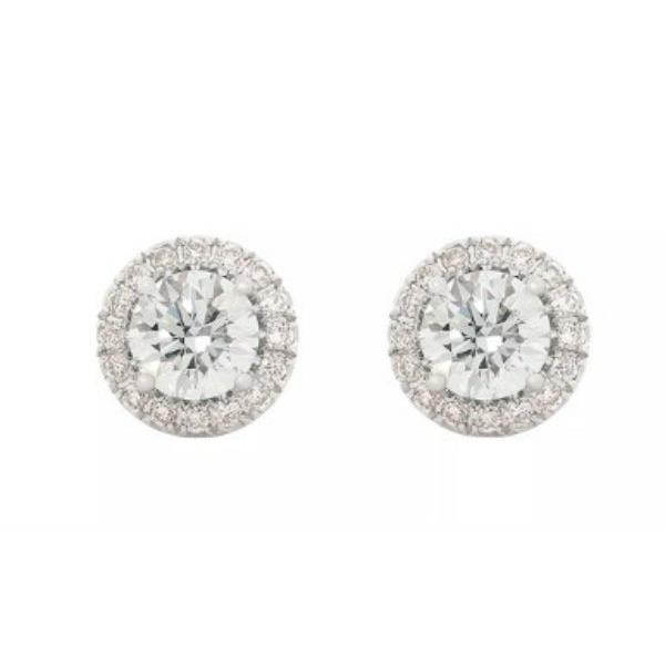 De Beers デビアス ジュエリー ライトボックス Lightbox Halo LabGrown Diamond Stud