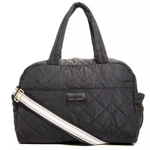 マークジェイコブス 2WAYバッグ ★ MARC JACOBS Quilted Nylon Large Bag (Black) キルティング ナイロン ラージ バッグ (ブラック)｜fromla