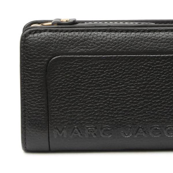 マークジェイコブス 二つ折り財布 M0015105 MARC JACOBS ★ The Textured Box Compact Wallet (Black) ボックス コンパクト ウォレット 財布 (ブラック)｜fromla｜05