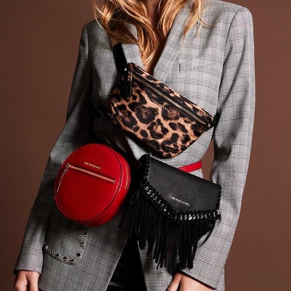 michael kors leopard fanny pack