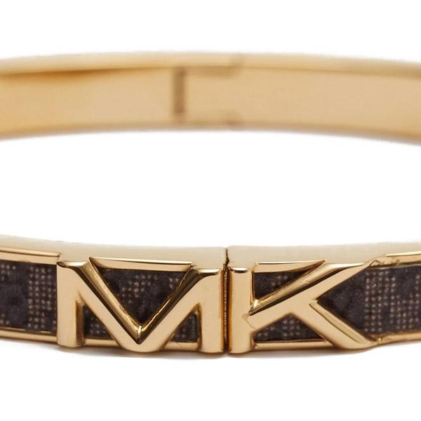 マイケルコース ブレスレット Michael Kors Women's Thin Hinged Bangle (Brown) ヒンジ バングル (ブラウン)｜fromla｜03