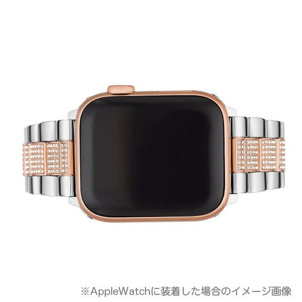 マイケルコース apple watch付け替えバンド Michael Kors MKS8005 Pave Two-Tone Strap For Apple Watch(Two Tone) パヴェ ストラップ フォー アップルウォッチ｜fromla｜02