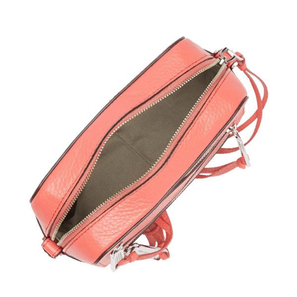 レベッカミンコフ クロスボディバッグ REBECCA MINKOFF Moto Leather Camera Crossbody Bag (Grapefruit) モト レザー カメラ クロスボディバッグ｜fromla｜02