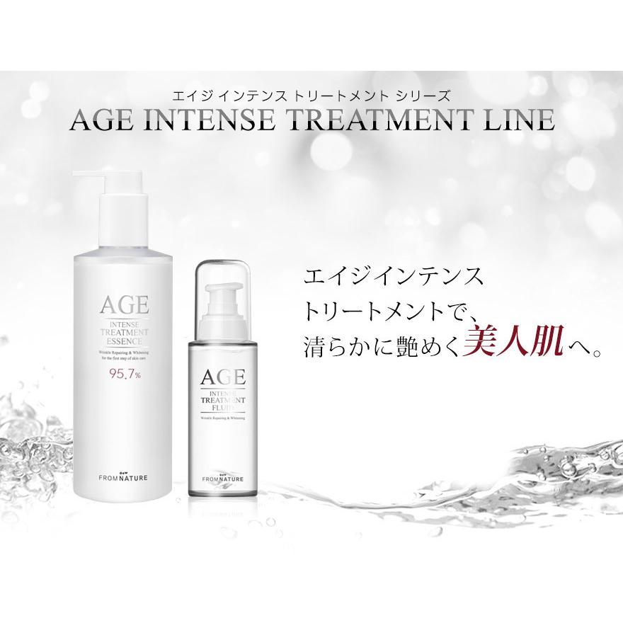 AGE 2点セット エッセンス(化粧水) 340ml フルイド(乳液) 100ml エイジインテンスシリーズ 韓国スキンケア フロムネイチャー公式  FROMNATURE 韓国直送