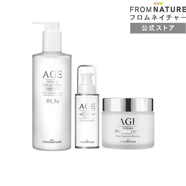 Fromnature フロムネイチャー公式 Age エイジインテンストリートメント3点セット 化粧水 クリーム 乳液 韓国コスメ スキンケア 韓国直送 F0001 3set フロムネイチャー公式 通販 Yahoo ショッピング