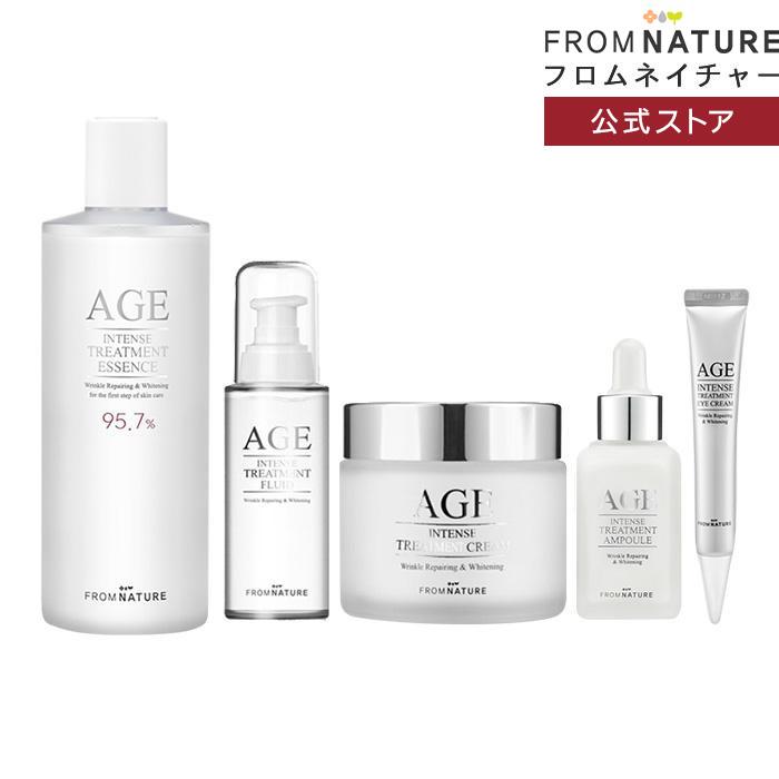 Fromnature フロムネイチャー公式 韓国コスメ スキンケア Age エイジインテンスシリーズ5点セット 化粧水 クリーム 美容液 乳液 韓国直送 F0001 4set フロムネイチャー公式 通販 Yahoo ショッピング