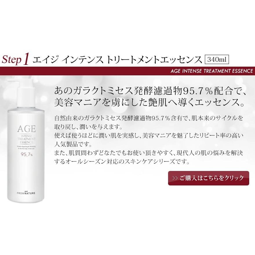 美容液 30ml 2点セット アンプル スキンケア 韓国コスメ AGE エイジインテンストリートメント｜fromnature｜03