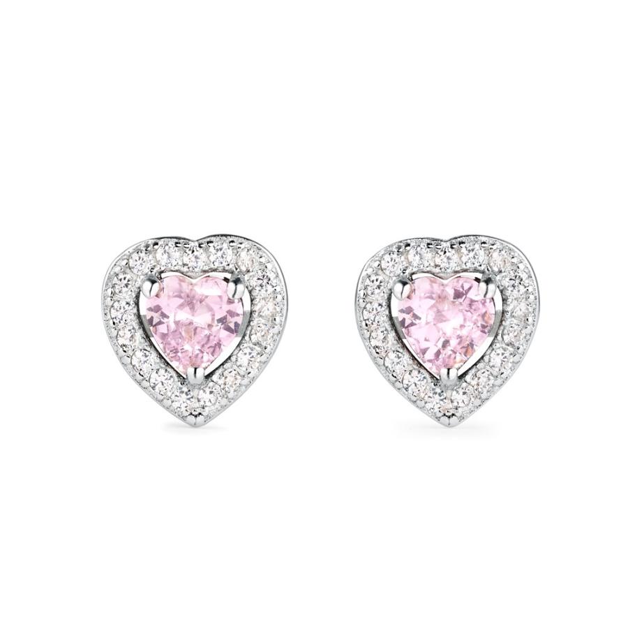 ピアス レディース ピンクダイヤモンド Cz プラチナ 加工 アレルギー対応 ブランド ハート E129 ニューヨークからの贈り物 通販 Yahoo ショッピング