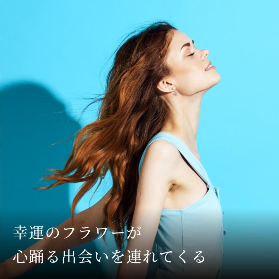 ピアス レディース プラチナ 加工 アレルギー対応 フラワー 花 40代 50代の画像