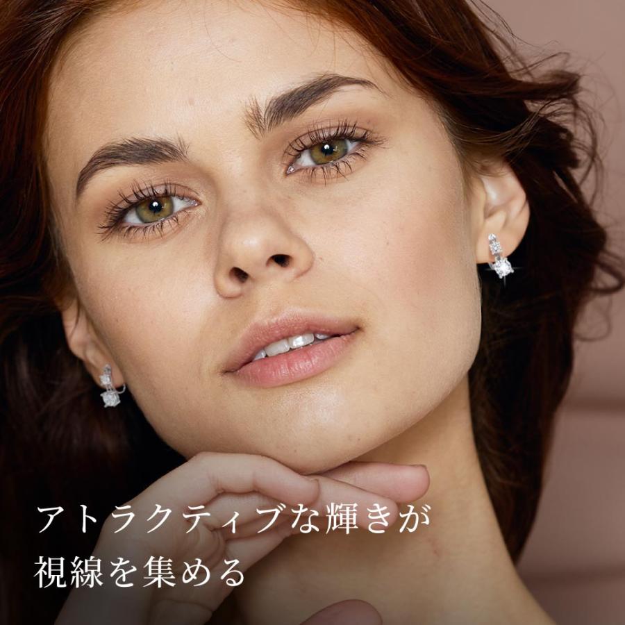 イヤリング 揺れる プラチナ 加工 ダブルストーン 痛くない 40代 50代 結婚式 卒業式 入学式_6