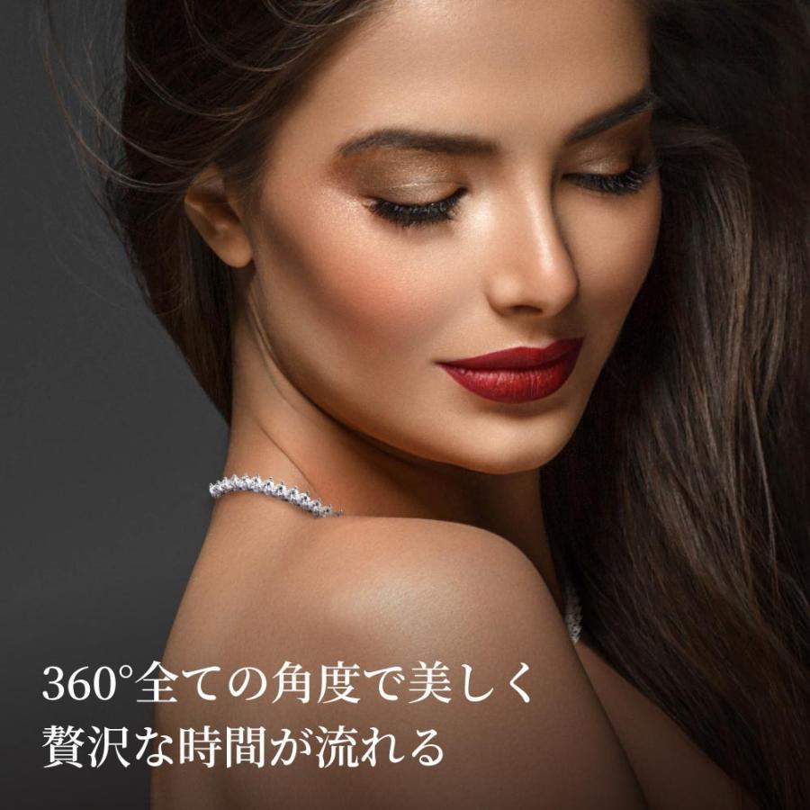 ネックレス レディース テニスネックレス フルエタニティ プラチナ 加工 ブランド 40代 50代 60代 誕生日 プレゼント 妻 彼女の画像