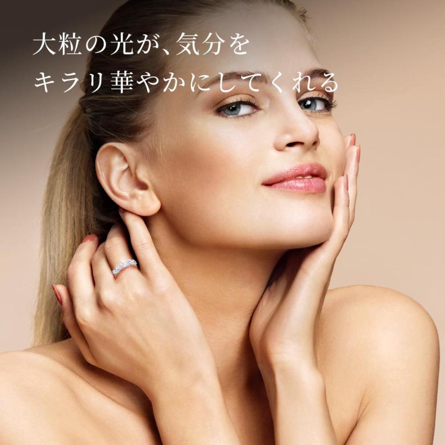 指輪 レディース リング ハーフエタニティ プラチナ 加工 結婚指輪 ブランド 40代 50代 60代 誕生日 プレゼント 妻 彼女 | ニューヨークからの贈り物 | 05