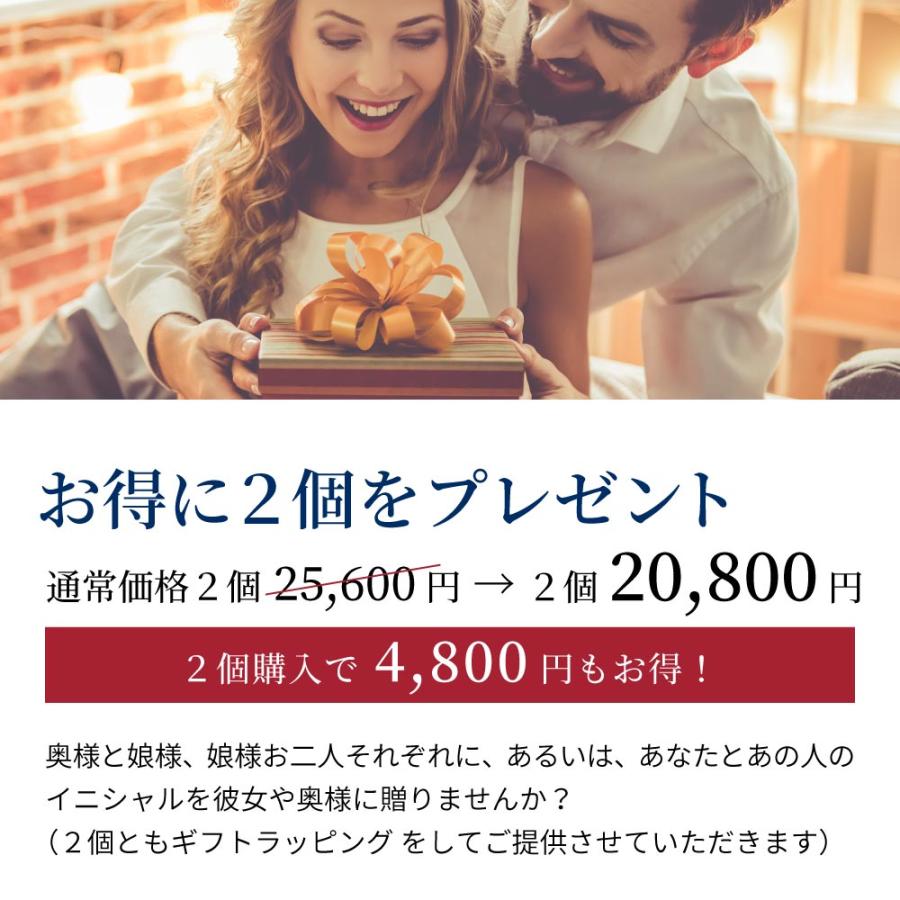 ネックレス レディース イニシャルネックレス プラチナ 加工 お求めやすい2点セット｜fromny｜04