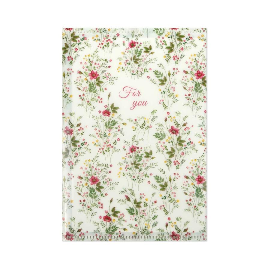 フォトフォルダーカード 赤と黄の小花｜cd-399 : フロンティアYahoo