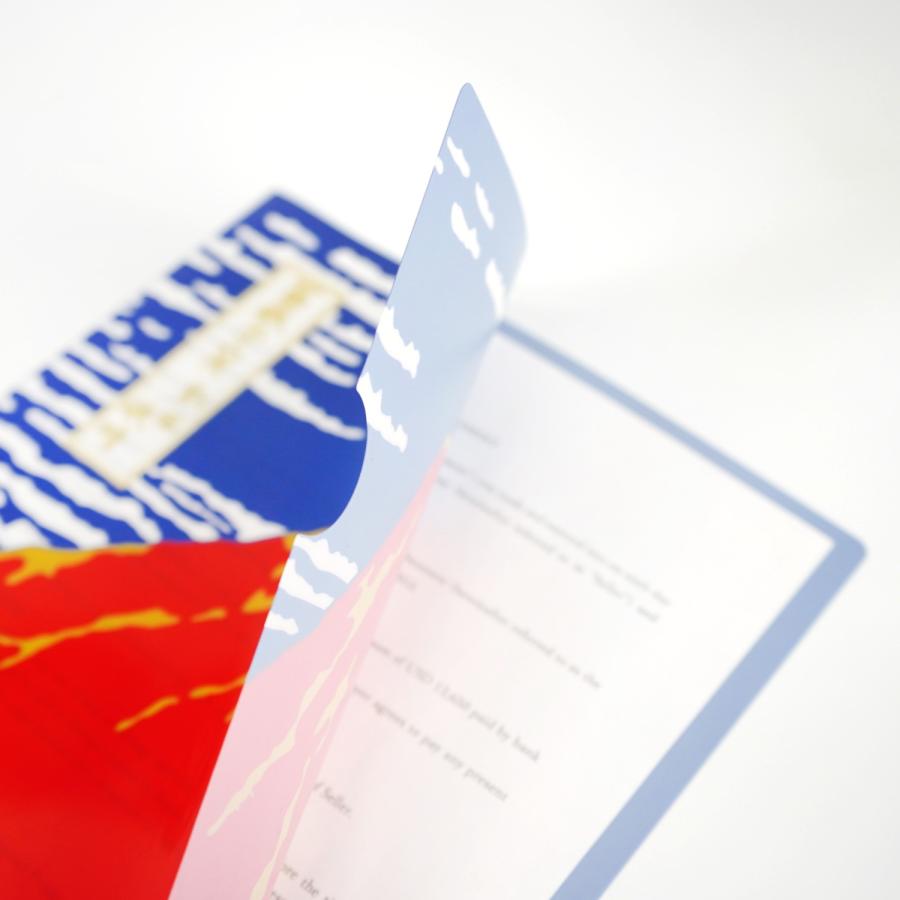 A4クリアフォルダ　赤富士｜cf-141 |  | 03