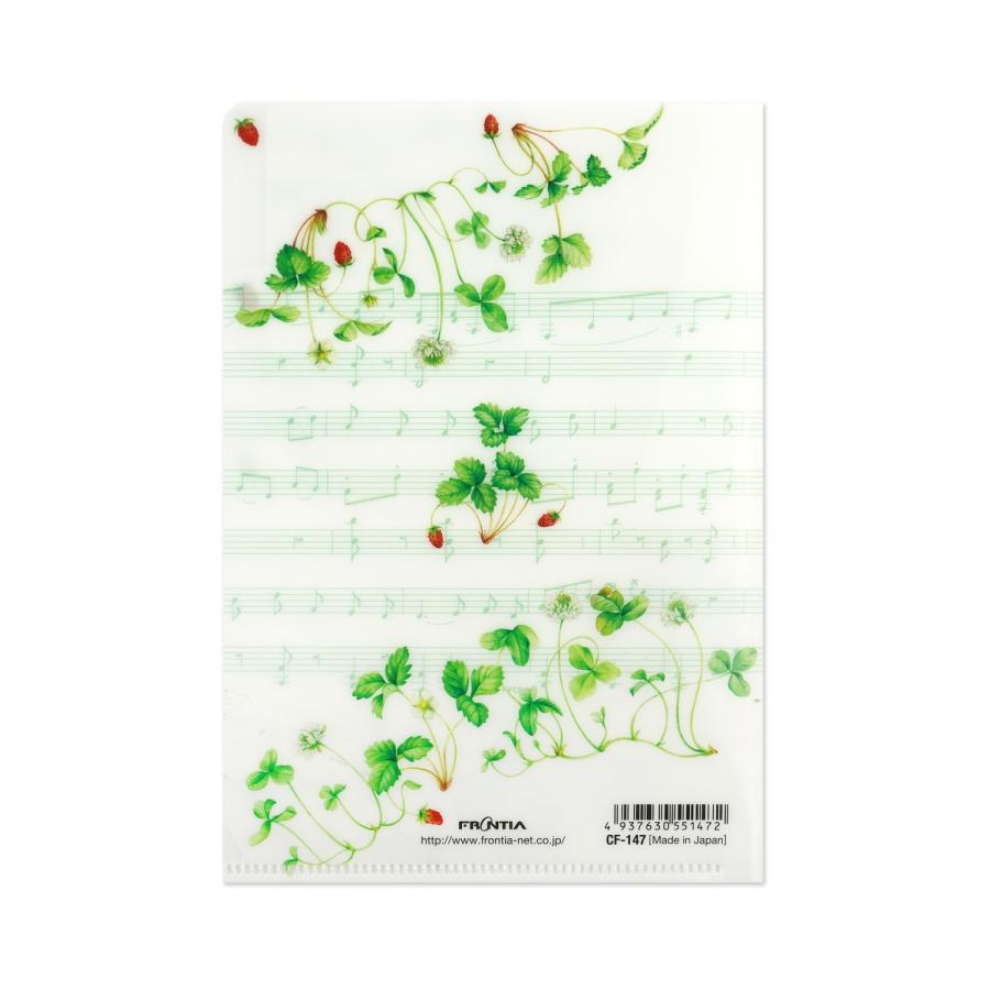 B6クリアフォルダ　ミュージックイチゴ｜cf-147 |  | 01