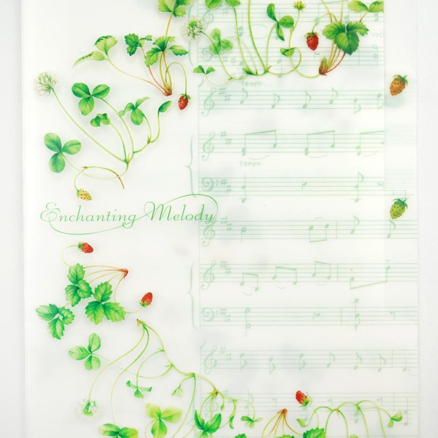 B6クリアフォルダ　ミュージックイチゴ｜cf-147 |  | 02