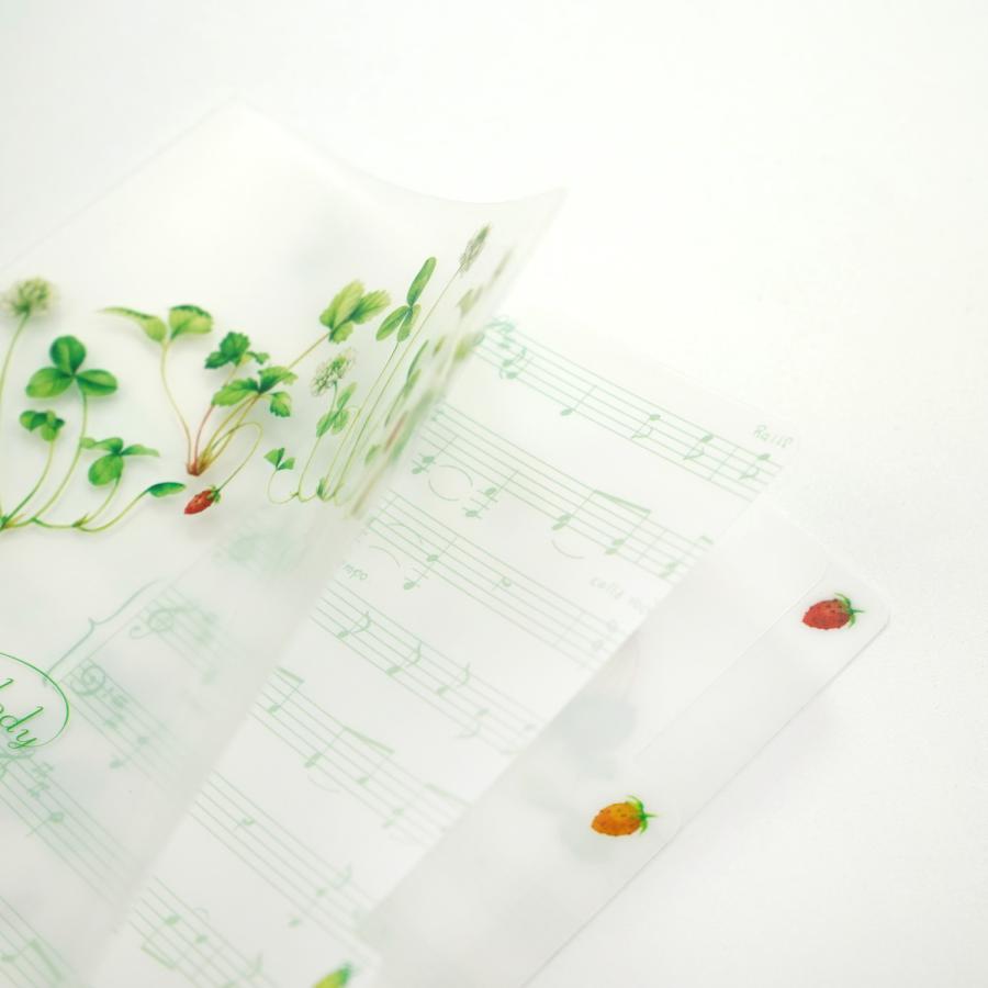 B6クリアフォルダ　ミュージックイチゴ｜cf-147 |  | 03