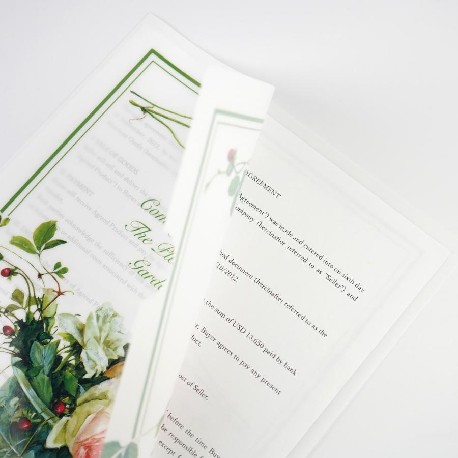 Ａ４クリアフォルダ　Ｆｕｊｉｃｏバラとヘビイチゴ｜cf-149 |  | 03