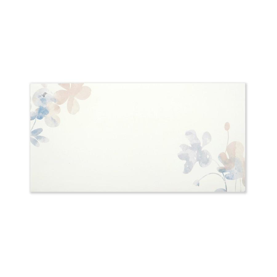 封筒　淡い色の花あわせ｜ev-626　定形 定型 郵便 枠なし 6枚入り おしゃれ シンプル かわいい 記念日 招待状 案内状 お礼 季節 夏 | 