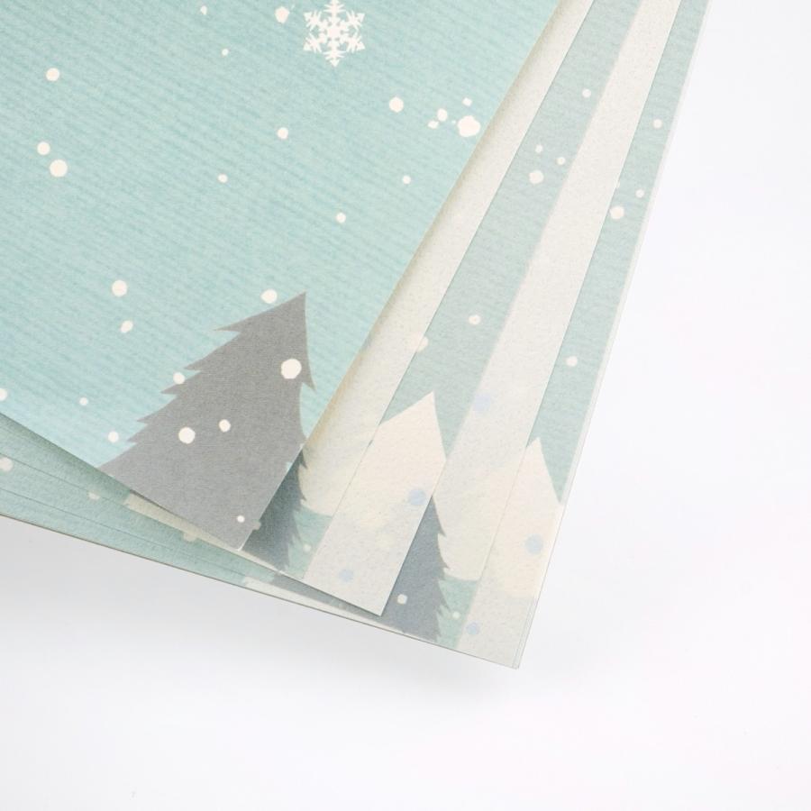 便箋 おしゃれ 雪のたより : フロンティアYahoo!ショップ - 通販