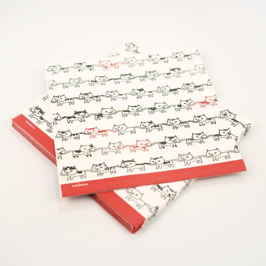 ペーパーナプキン おしゃれ デコパージュ ネコつながり : フロンティア