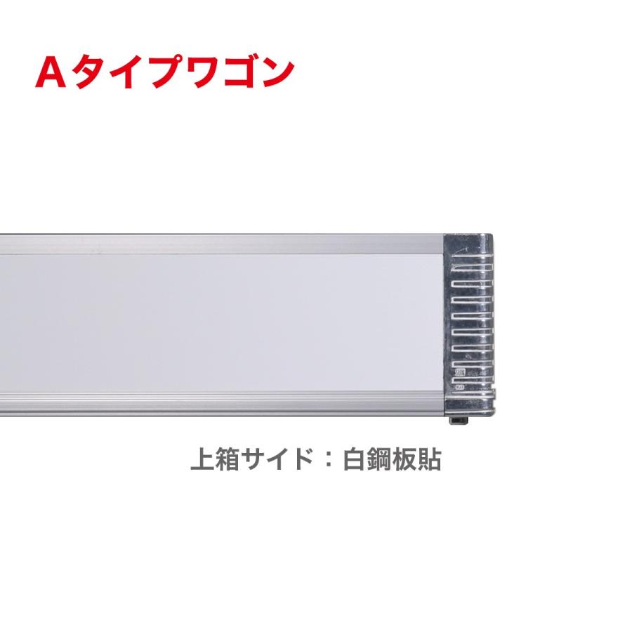 プチコロ用　陳列ワゴン 販売台 陳列ワゴン 平台 SF118 Aタイプワゴン（上箱サイド：ホワイト