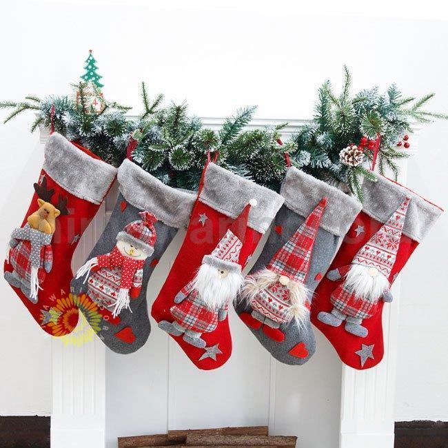 クリスマス 靴下 グッズ ソックス サンタ クリスマスストッキング プレゼント袋 掛け物 パーティーグッズ デコレーション イベントグッズ Fro1211 Frontier Works 通販 Yahoo ショッピング