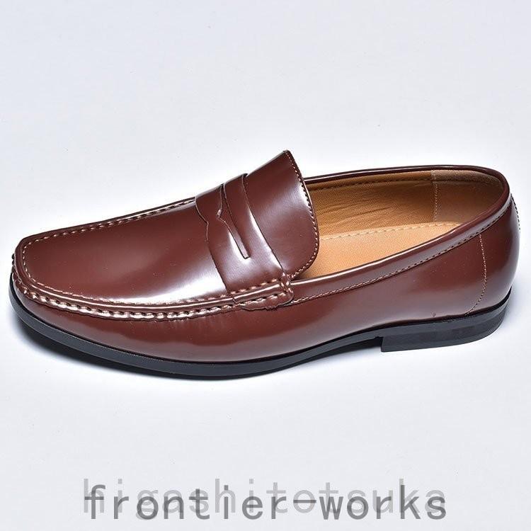 ローファー メンズ メンズローファー 靴 カジュアルシューズ おしゃれ Fro528 Frontier Works 通販 Yahoo ショッピング