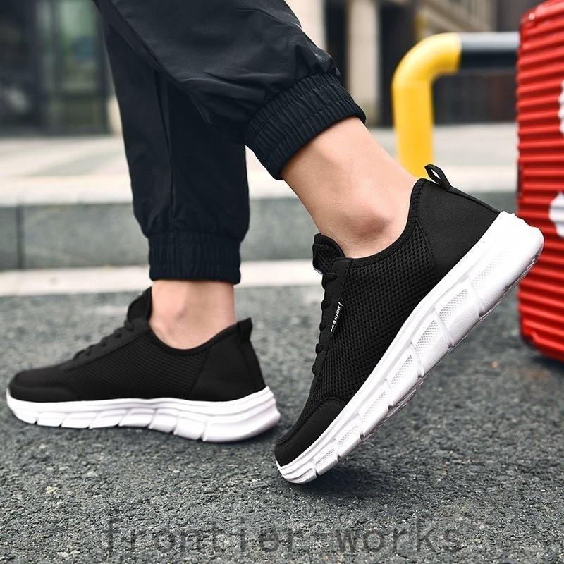 特別送料無料 ランニングシューズ メンズ スポーツシューズ スニーカー 蒸れない 軽量 すにーかー ウォーキングシューズ メッシュ 履きやすい 幅広 カジュアル 黒 シューズ