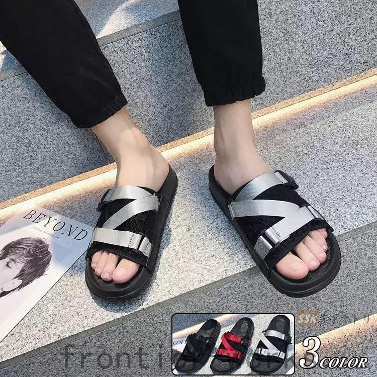 サンダル ビーチサンダル メンズ スポーツサンダル 厚底サンダル 歩きやすい アウトドア 夏 コンフォート Fro62 Frontier Works 通販 Yahoo ショッピング