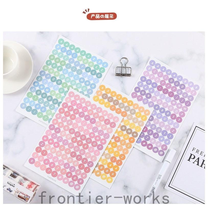 韓国雑貨 文具 アルファベットシール トレカデコ ステッカー セット カラフル 韓国アイドル 自作グッズ 数字 記号 Fro625 Frontier Works 通販 Yahoo ショッピング