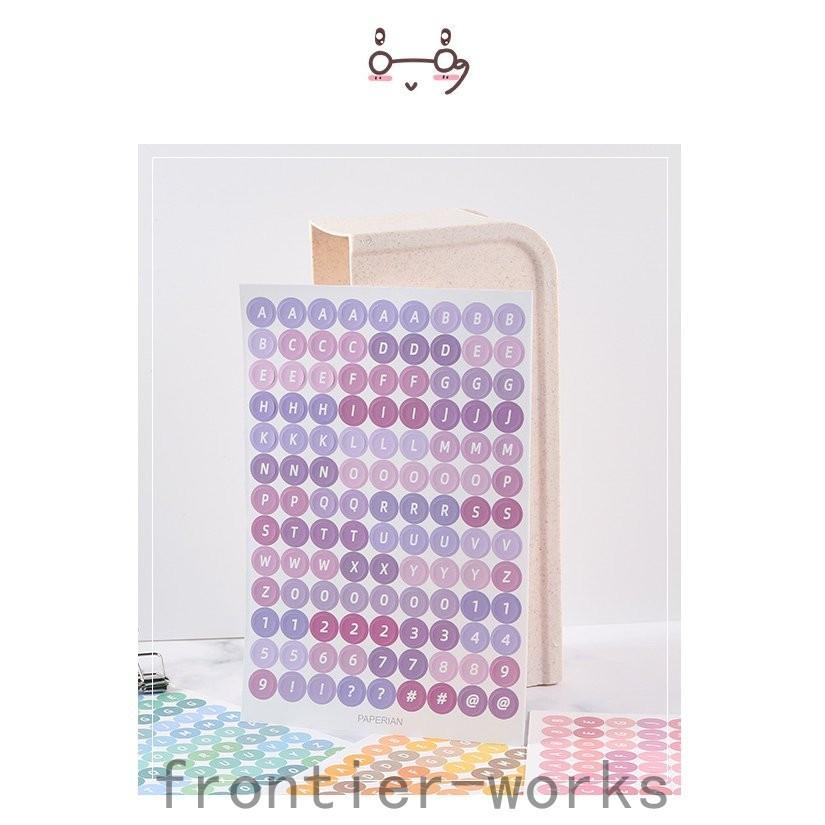 韓国雑貨 文具 アルファベットシール トレカデコ ステッカー セット カラフル 韓国アイドル 自作グッズ 数字 記号 Fro625 Frontier Works 通販 Yahoo ショッピング