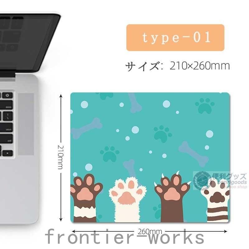 マウスパッド かわいい 耐久性 滑り止め付き 傷防止 汚れ防止 猫手 ねこ 犬 いぬ どうぶつ 動物 木 ウサギ ドラゴン 洗える アニマル柄 210x260x3mm Fro69 Frontier Works 通販 Yahoo ショッピング