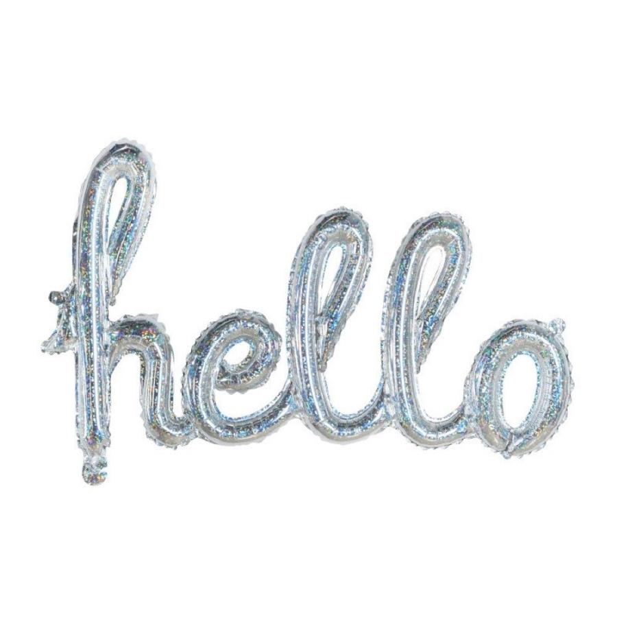 Hello 文字風船 飾り付け バルーン おしゃれ 風船 部屋 誕生日 お祝い パーティ デコレーション 撮影 記念日 ぺたんこ配送 フロンティアジャパン 通販 Yahoo ショッピング