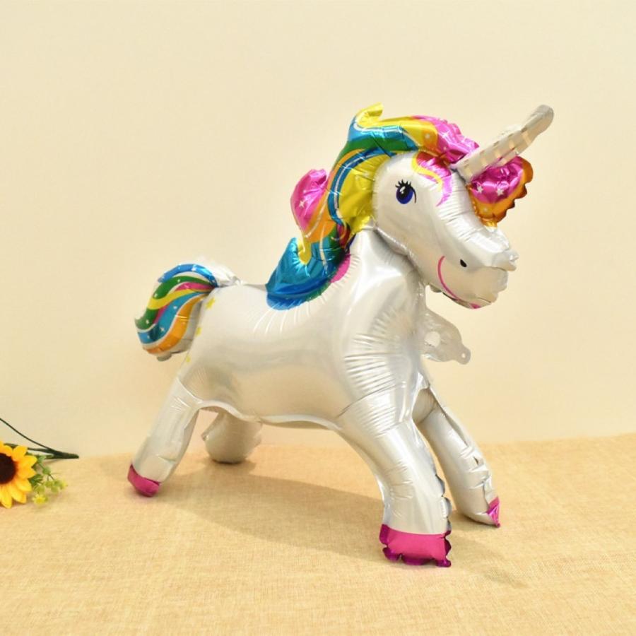 219円 期間限定特価 ユニコーン 誕生日 立体カラフル バルーン 特大 原宿 グッズ 風船 お祝い 子供 ベビー 可愛い雑貨 ぺたんこ配送