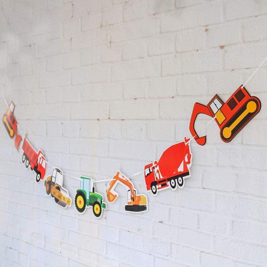 お誕生日ガーランド はたらくクルマ 誕生日 お祝い 飾り付け 全4種