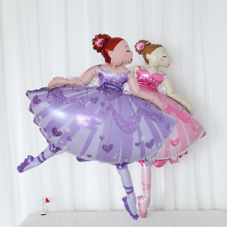 バレリーナ 人形 風船 バルーン プレゼント 特大 女の子 バレエ 発表会 サプライズ 子供 小物 お返し ピンク ぺたんこ配送 フロンティアバルーン 通販 Yahoo ショッピング